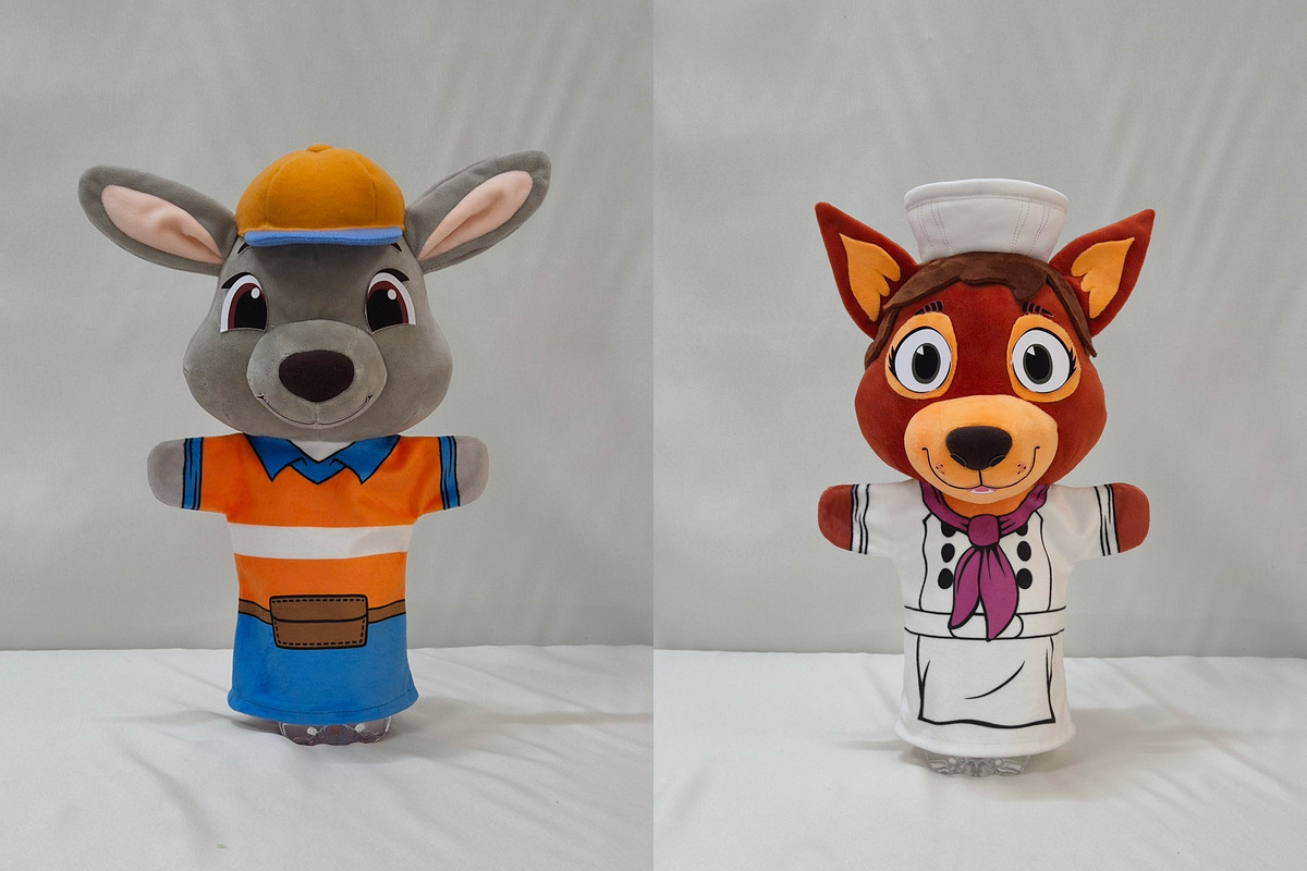 Roo Crew hand puppets